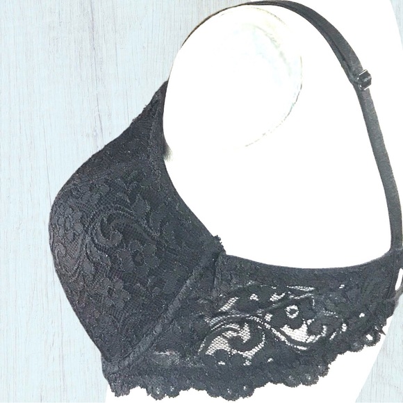 SMART & SEXY Black Lace Bra 38DD - Picture 4 of 8
